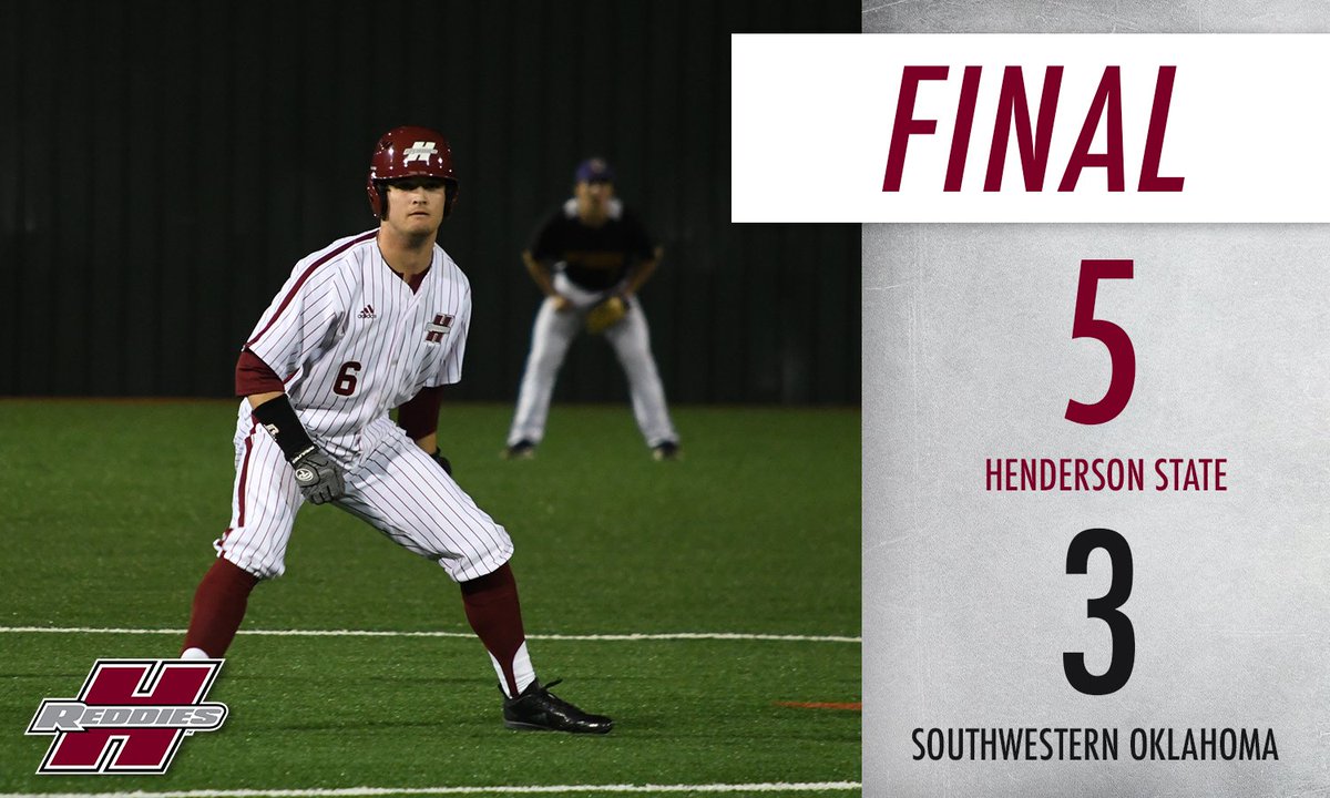 ReddieBaseball's tweet photo. SWEEP!

HSU takes the series 3-0 over SWOSU after a game three victory at Clyde Berry Field!

Great series, fellas 💪

#NoMereBeast https://t.co/NS0k39wepU