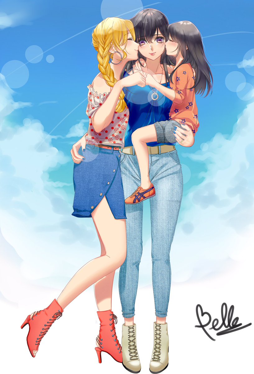 WhyAndJoe's tweet image. This wonderful art was inspired by our fanfic series "Milk and its Derivatives" archiveofourown.org/works/14614221…

Credits to Clabel for the art: instagram.com/_clabel/

Credits and thanks to @_saburouta for the wonderful Citrus and Citrus Plus! 

#Citrus #AiharaMei #AiharaYuzu