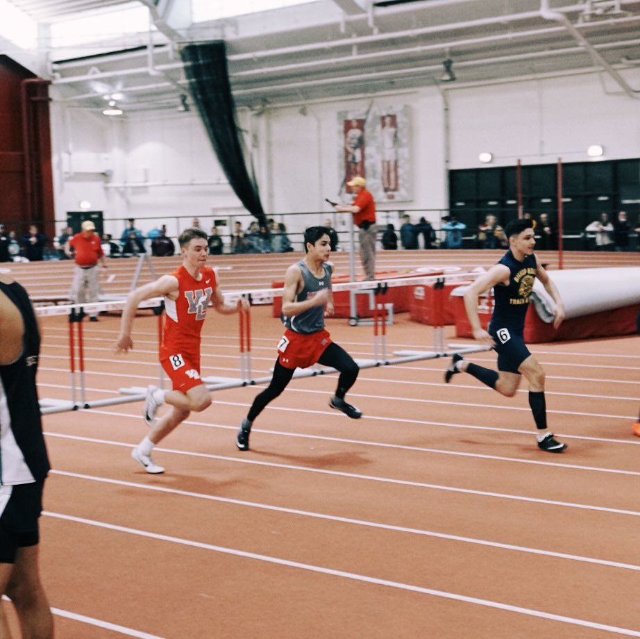 mountietrackxc's tweet photo. Takeshi Greiner runs a 9.28 in 60m Hurdles! A new personal record for him!
#ProudToBeAMountie #smtxc https://t.co/Q0SIl3OvmV