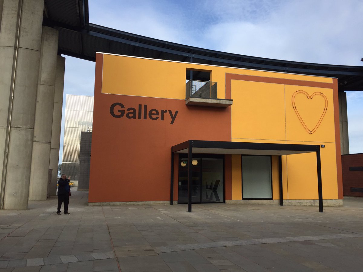 SandraDartnell's tweet photo. Brilliant day with my dad @MK_Gallery Just such a lovely place to be. The Lie of the Land is really worth the time. Cafe so full of light and all staff lovely too https://t.co/OcS10iYj05