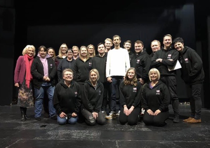 IlykHarry's tweet photo. Great workshop with @SlimsonDJ today for our upcoming production of ‘Our House’ at the @nottartstheatre! Learnt a lot from such a energetic and welcoming industry professional, who performed in the original west end production! So excited to perform this show!!! @PTCNotts https://t.co/KhyFj5AOid