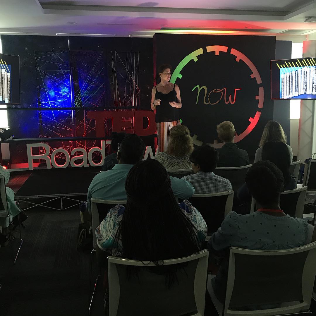 TEDxRoadTown's tweet photo. “Science tourism is a real thing.” Shannon Gore talks about Changing the Course of our Environmental History. #TedXRT https://t.co/txVrZEwMQd
