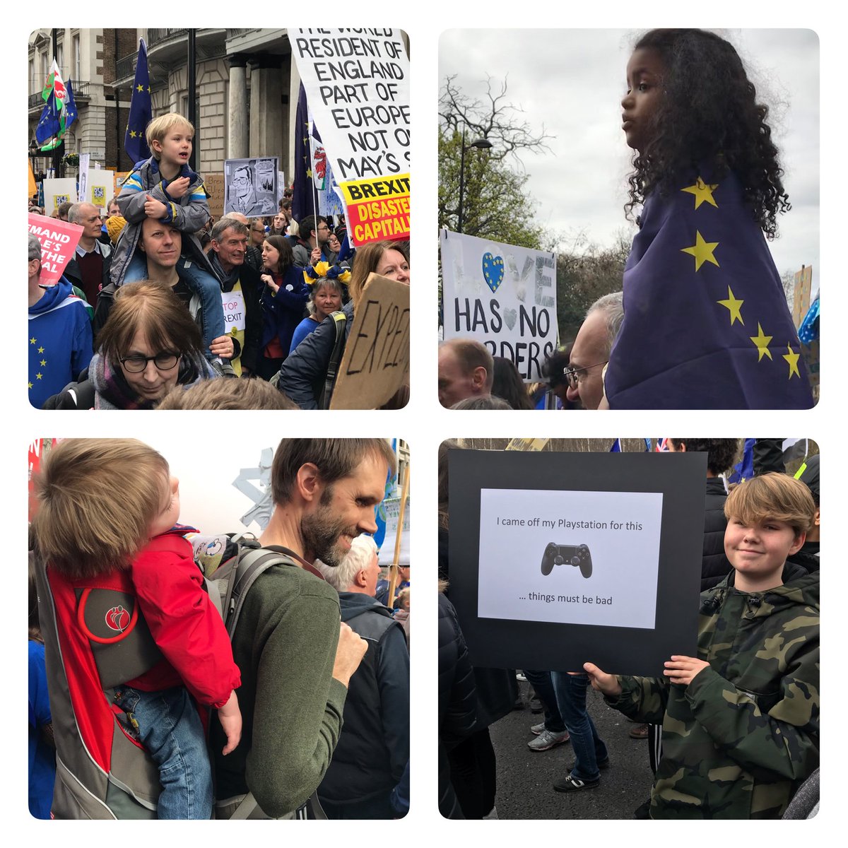 Wonderful to see so many families at the People’s Vote March today, trying to have a say about their children’s future... #chelt4europe