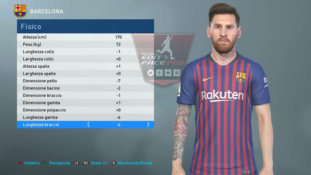 Lionel Messi Pes 2019