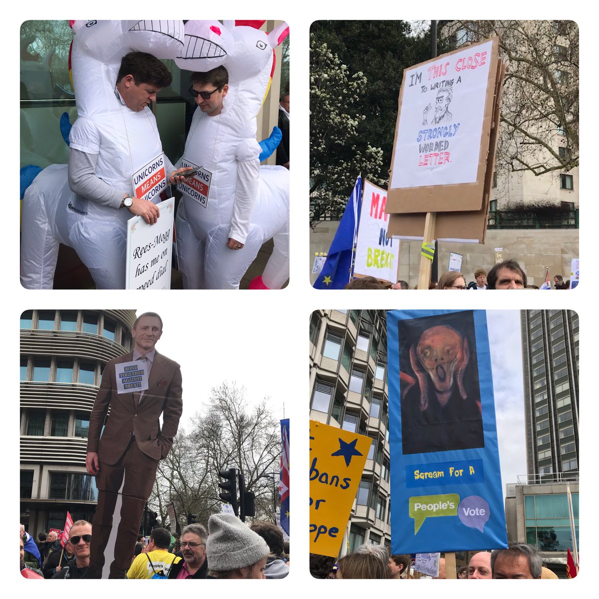 It’s hard to choose a favourite but I did laugh at the Unicorns’, “Rees-Mogg has me on speed dial”... #chelt4europe