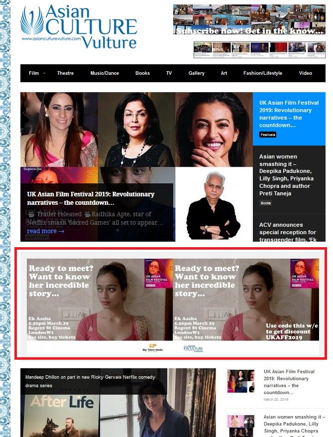 asianculturevul's tweet photo. It's also a beautiful cinema - see who is on the front of the site
#EkAasha details of screening
#EkAashaacv
@RegentStCinema
@cometoUKAFF
@phizzical
https://t.co/rgmLAv66KQ https://t.co/7zAS9uzkpL