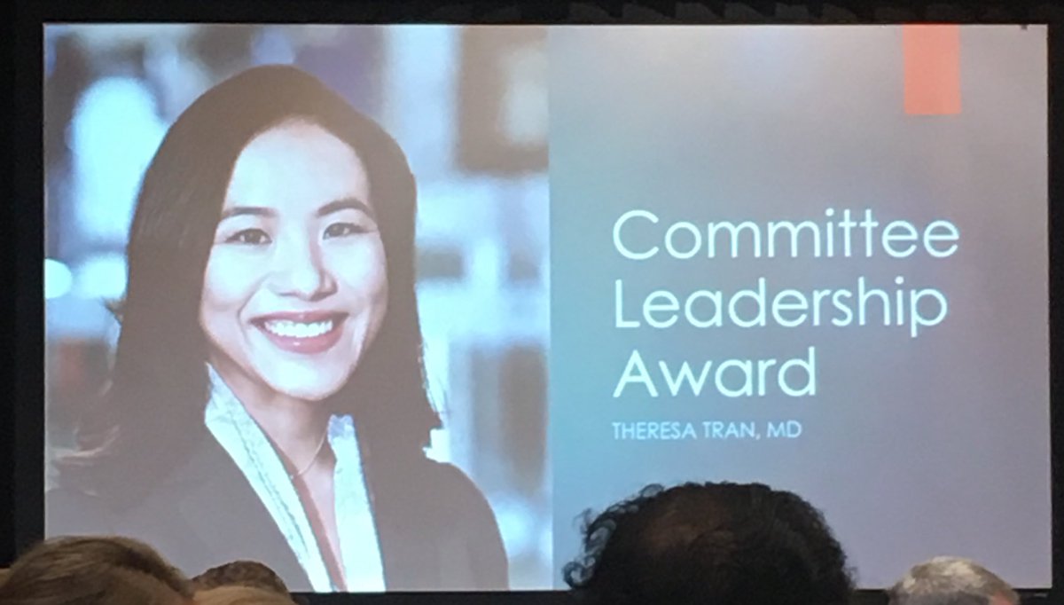 sara_andrabi's tweet photo. Congrats @TheresaTranMD , thanks for all you do to advocate for our patients! @BCMEmergencyMed #TCEPConnect2019 #TCEPConnect https://t.co/JsnGkNd6i4