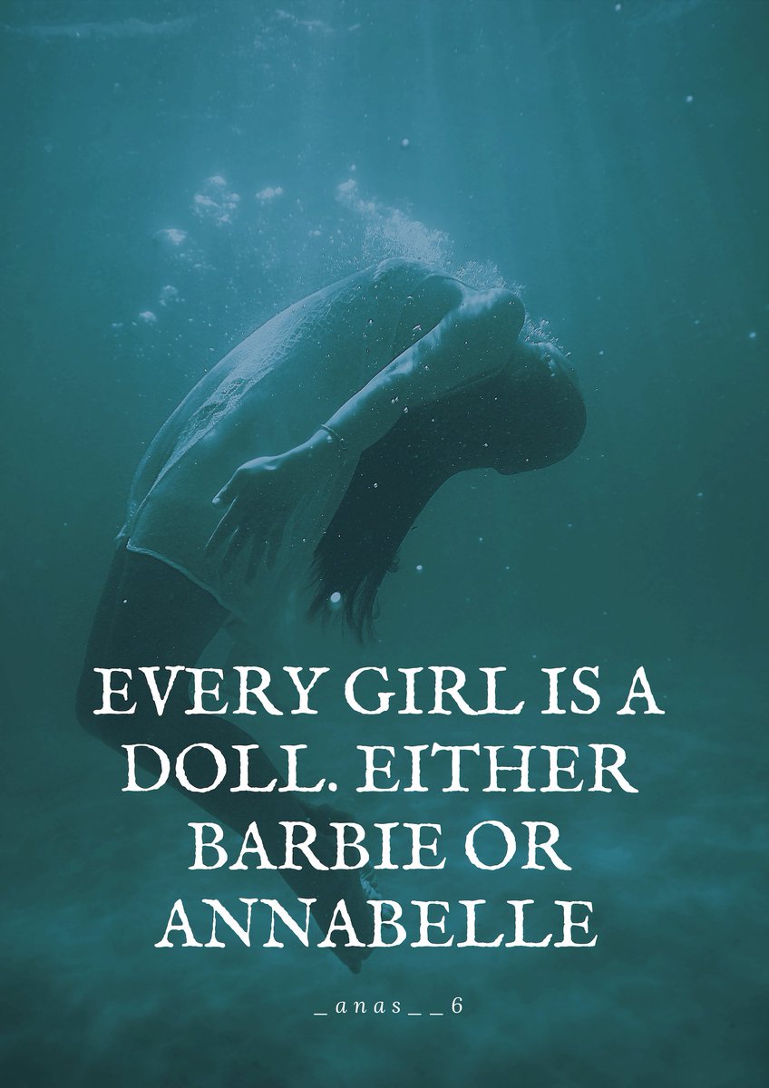 Every girl is a doll either BARBIE or ANNABELLE #funny #sayings #IPL2019 # quote, image size:848x1200