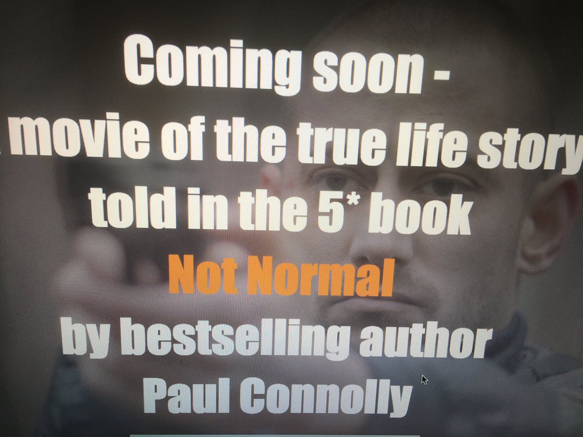 PaulConnolly11's tweet photo. #NotNormalBook #BigBoysDon’tCry https://t.co/Y7lJ5S3tLq