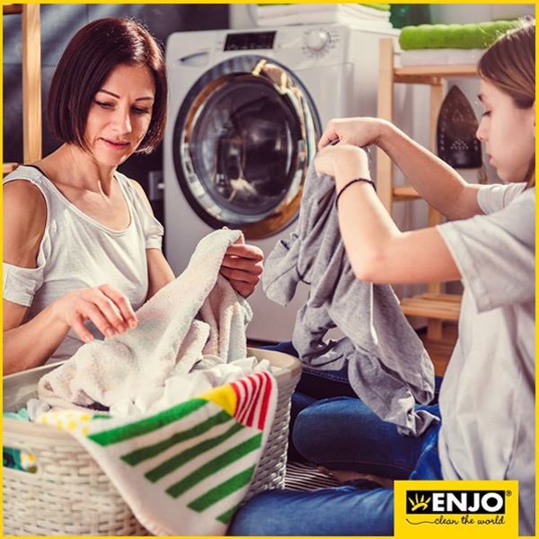 It's never too early to share household jobs with the kids, from dusting, washing the car, to sorting laundry by colour, there’s so much they can do. ENJO's Water &amp; Fibre cleaning, is safe and chemical free meaning many hands makes light work indeed. #ENJOlife