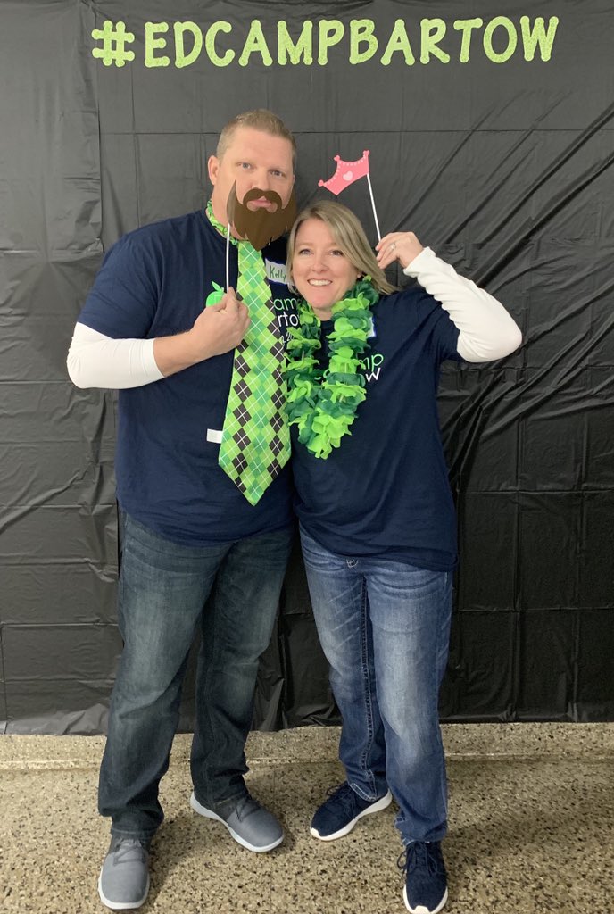 ShellyAbernat's tweet photo. #edcampbartow Husband and Wife Team #itshowweroll https://t.co/fR11yiHMKd
