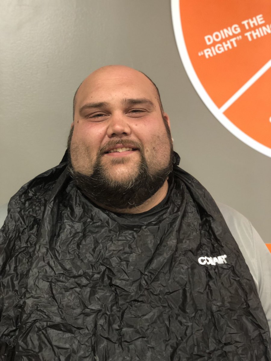 georgegray3's tweet photo. What a great sport! The team really came together for our contest and CJ was proud to shave his beard. What a way to celebrate during our success share weekend. @billmurph5 @CharlesMRivers1 @hmalak @AcevedoRosemary @alisosky @JasonArigoni https://t.co/Jop1AQk5ZB