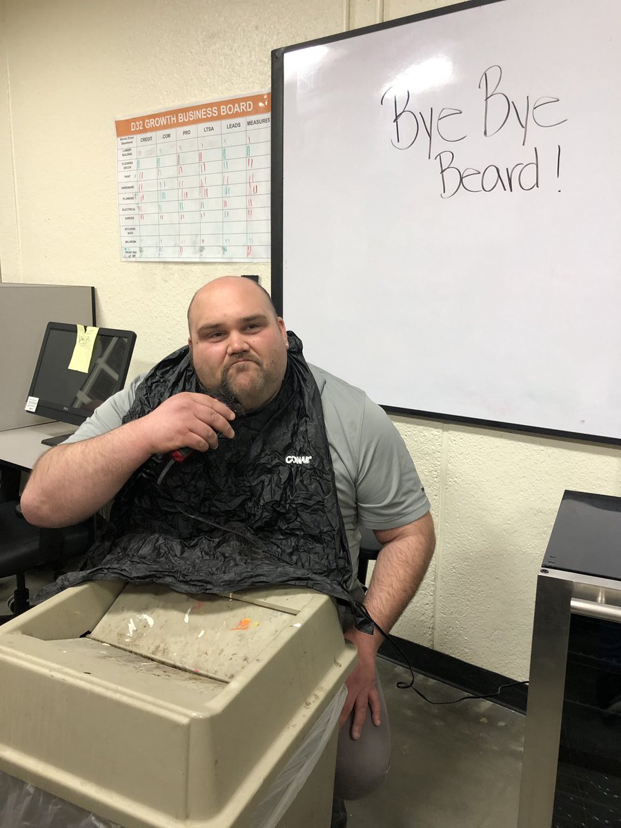 georgegray3's tweet photo. What a great sport! The team really came together for our contest and CJ was proud to shave his beard. What a way to celebrate during our success share weekend. @billmurph5 @CharlesMRivers1 @hmalak @AcevedoRosemary @alisosky @JasonArigoni https://t.co/Jop1AQk5ZB
