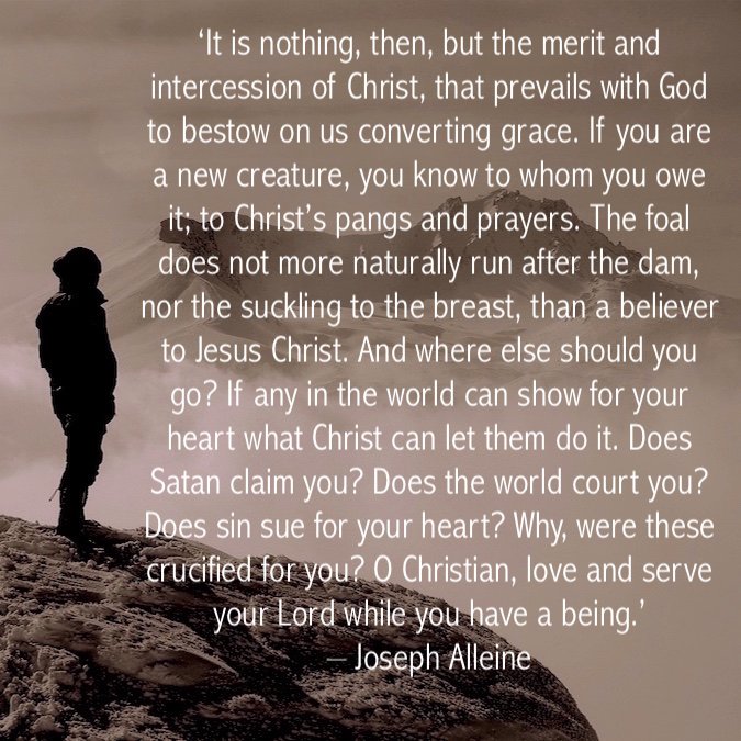 fccscot's tweet photo. ‘It is nothing, then, but the merit... #JosephAlleine #LoveToChrist #ChristianLife https://t.co/ePsPJD5ygJ