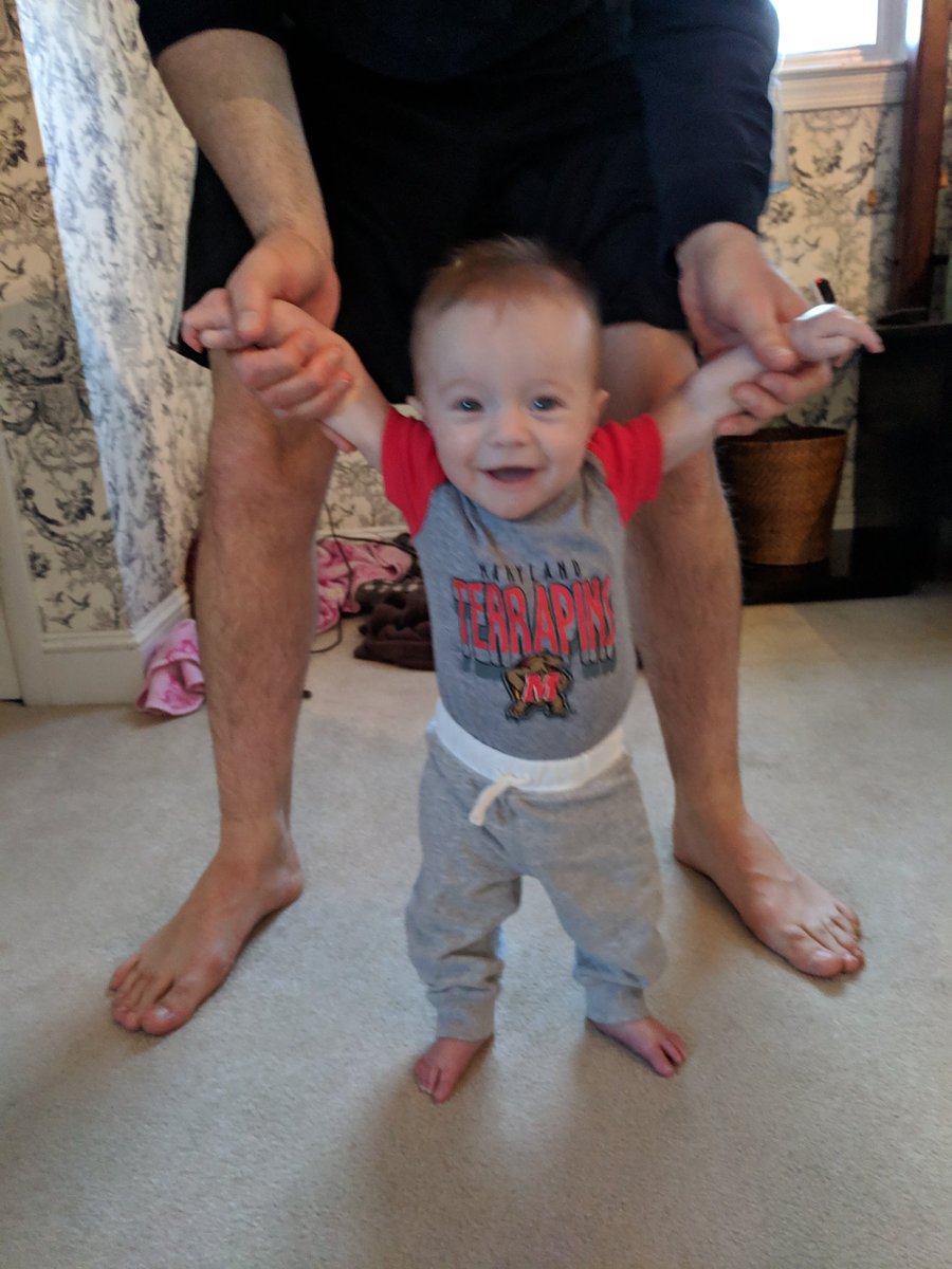 sarbear12384's tweet photo. This little guy is #gamedayready for the #terps @TerrapinHoops #MarchMadness let's go Maryland! π #littleterp #futureterp #futureterrapin https://t.co/1BWHQ6CwEH