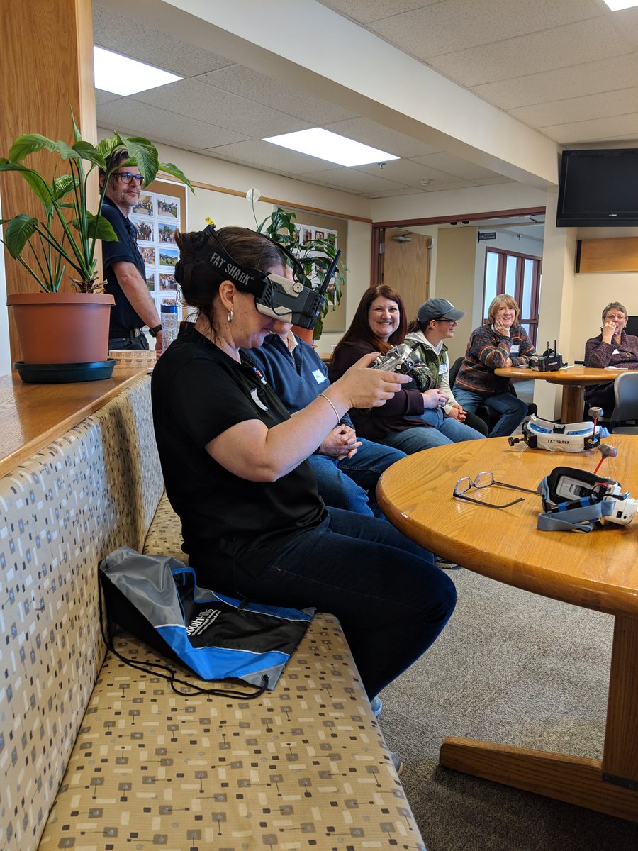 As of drones aren't hard enough - try it in FPV (first person view). <a href="/PAECT/">PAECT</a> <a href="/NorthCenPAECT/">NCPAECT</a> @albrightteacher