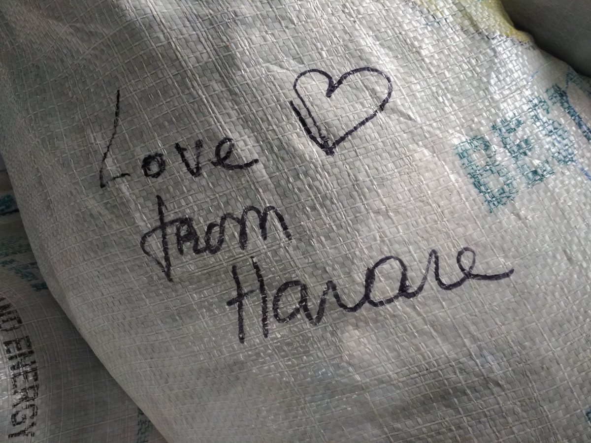 Clothes donations being packed at Highlands Presbyterian Church in Harare today. This is the 26th truck that's left from here! 
#CycloneIdaiUPDATE
#CycloneIdaiZW #CycloneIdai