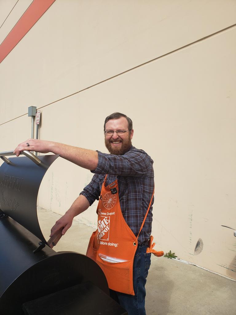 John Sharp, grilling for Success Sharing!  Yippee!