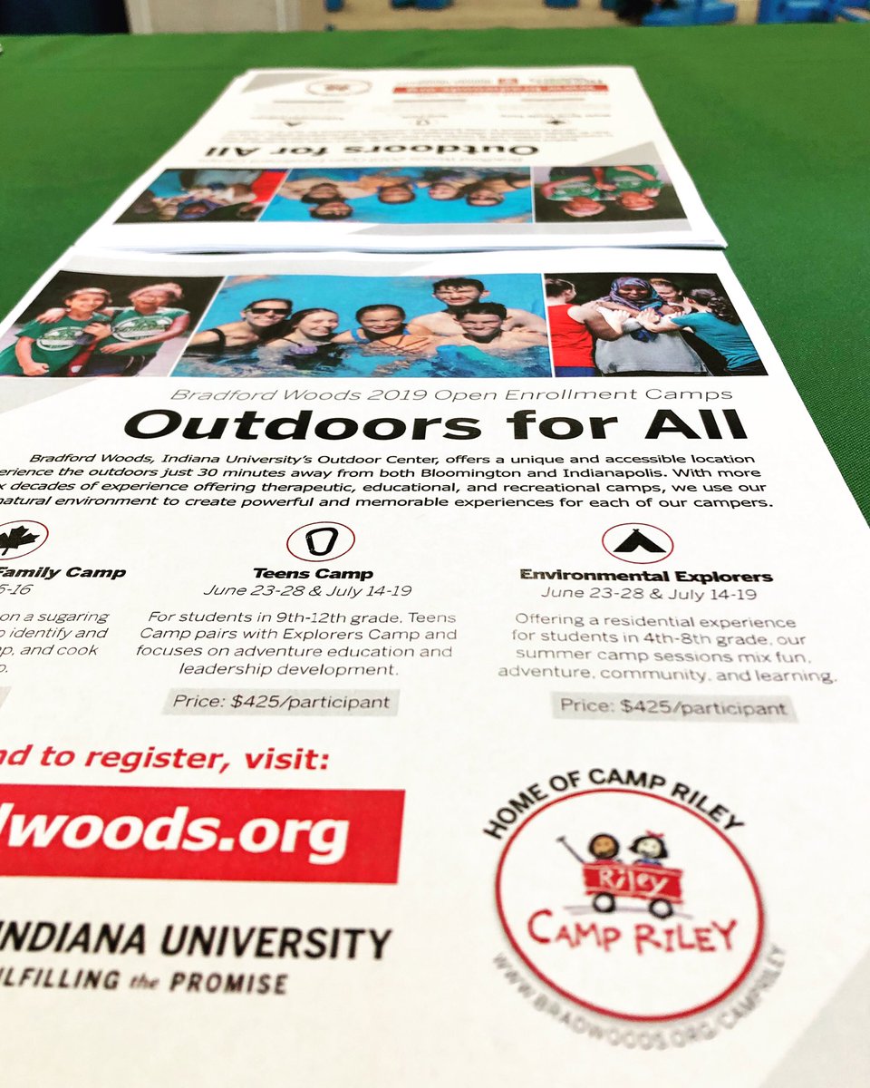 BradfordWoodsIU's tweet photo. 🌳 OUTDOORS for ALL 🌳 https://t.co/NzfE4mGMH8