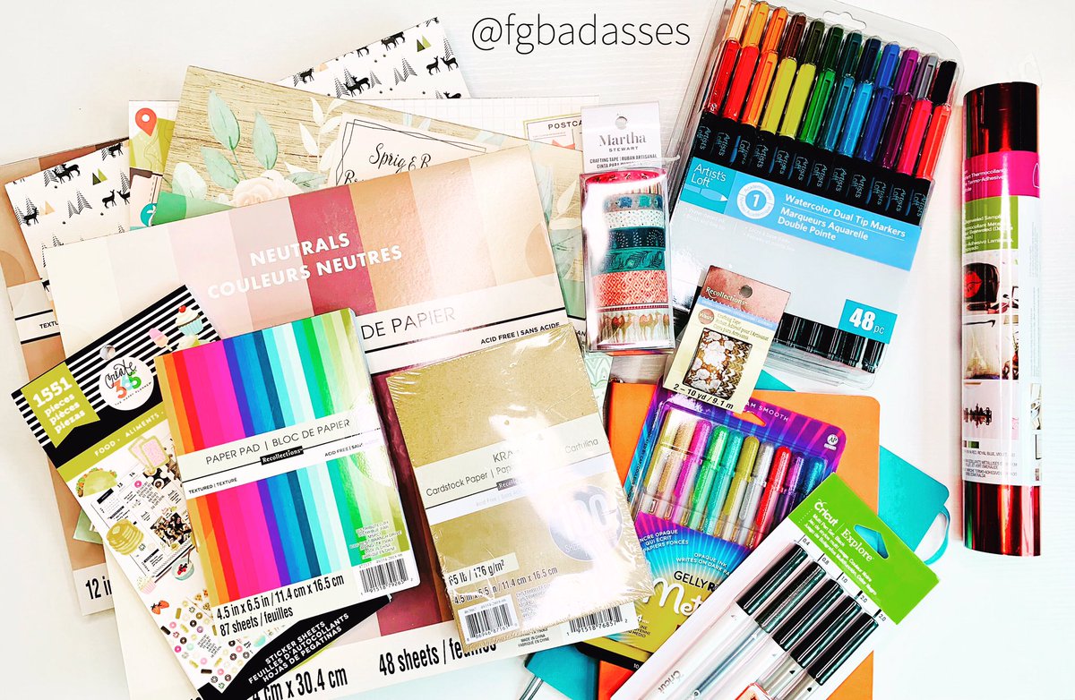 Went to @MichaelsStores this morning!  I’ve got 24 hours before I have to leave for work ... wonder how much I can #create today?  So excited! 

#fgbadasses #bujofuyo #bujo #bujoinspiration #planner #plannerinspiration #craft #diy #makestuff #pens #lettering #paper #papercrafts