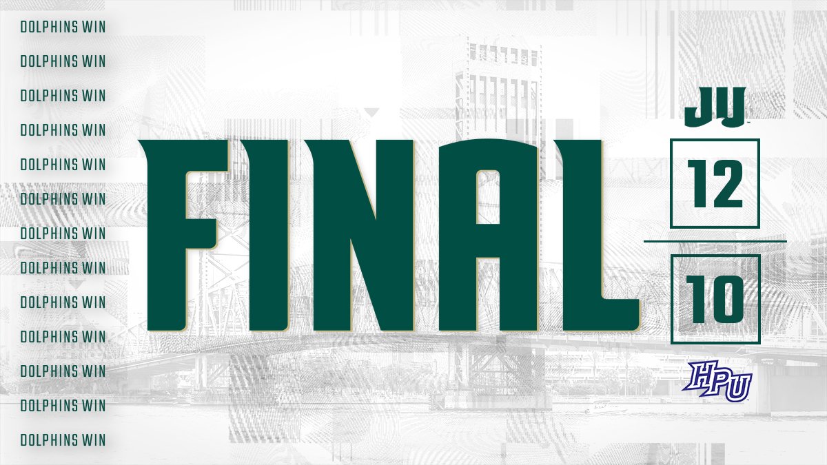 UPSET CITY!!!! THE DOLPHINS DOWN NO. 10 HIGH POINT!!!

- Jack Dolan - 4 goals, 1 assist
- Evan Tyler - 2 goals, 2 assists
- Hunter Sells - 7 saves
- Jack Heed - 5 CTs
- Jordan Young - 5 GBs, 4 CTs

#DuvalMission