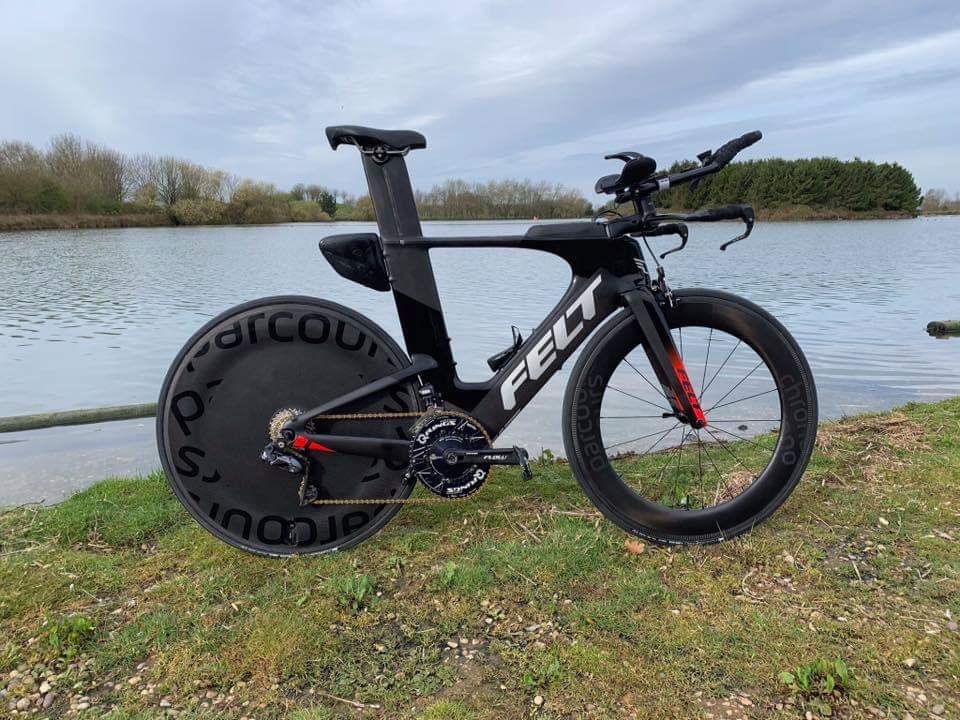 MrColinWarden's tweet image. New wheels all setup ready for tomorrow. Let's see how fast they are! @rideparcours @racehub_uk #Duathlon #OultonPark #lookingfast