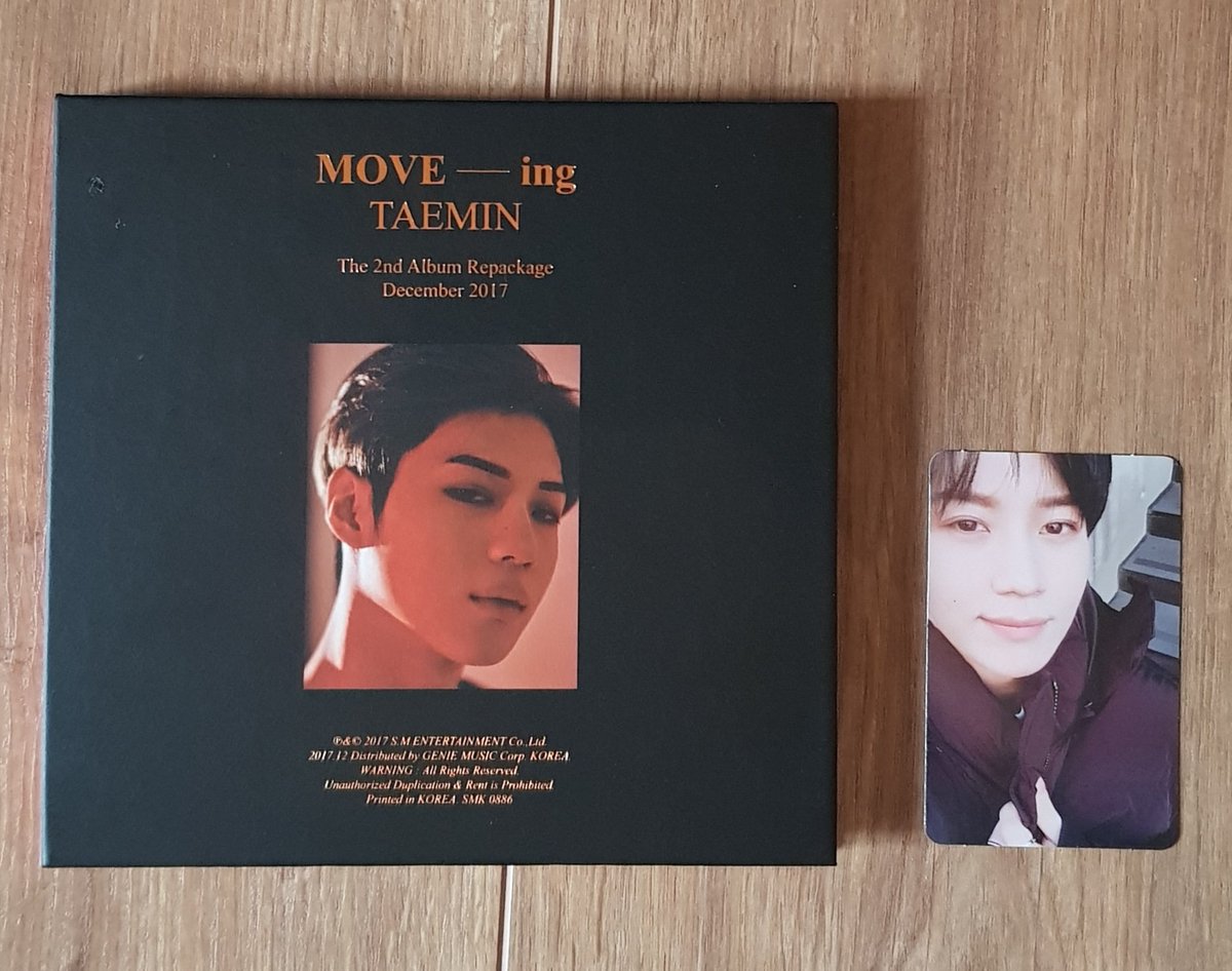 TAEMIN - MOVE-ing 1 Photocard Favorite Song : Rise