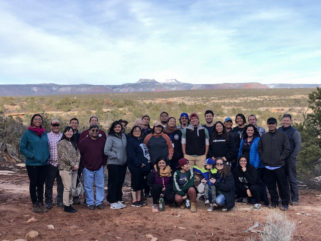 UtahDineBikeyah's tweet photo. Indigenous Women #StandWithBears Ears, a recap of Sen. John Curtis's visit to #BearsEars, and more in this edition of the UDB newsletter: https://t.co/7WSf7ViDPe #HonorTribes https://t.co/QECZv9VZUb