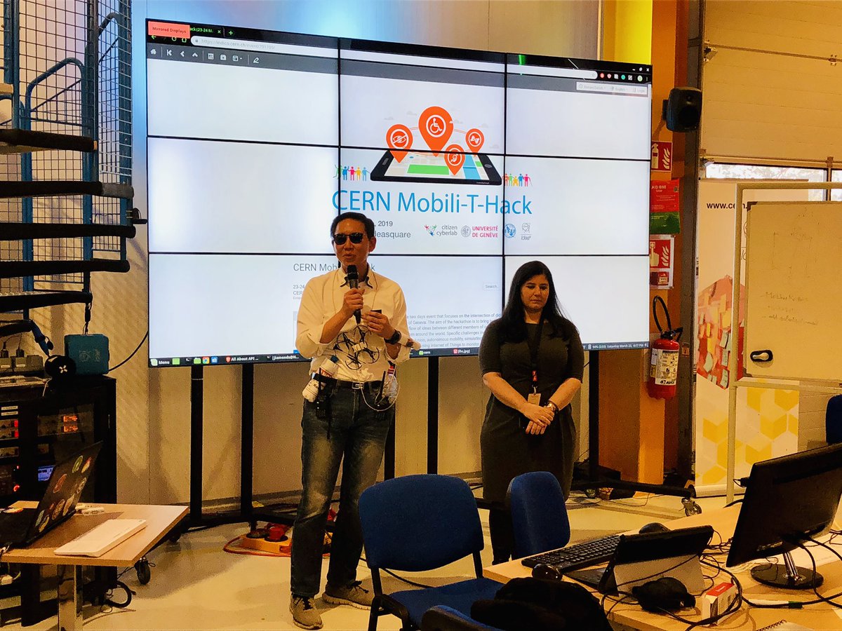 opengeneva's tweet photo. Time for the final pitches at #mobilityhackathon at @CERN @IdeasCERN !Congratulations to the participants for their projects 😊 with @ICON_ONG https://t.co/WYIuyrRp31