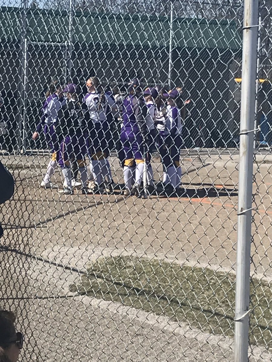 How do you start a season? Mickey Ruiz tried it this way. Strikeout the side in the top of the first and then crack a lead off finger in the bottom #WeAreMaumee