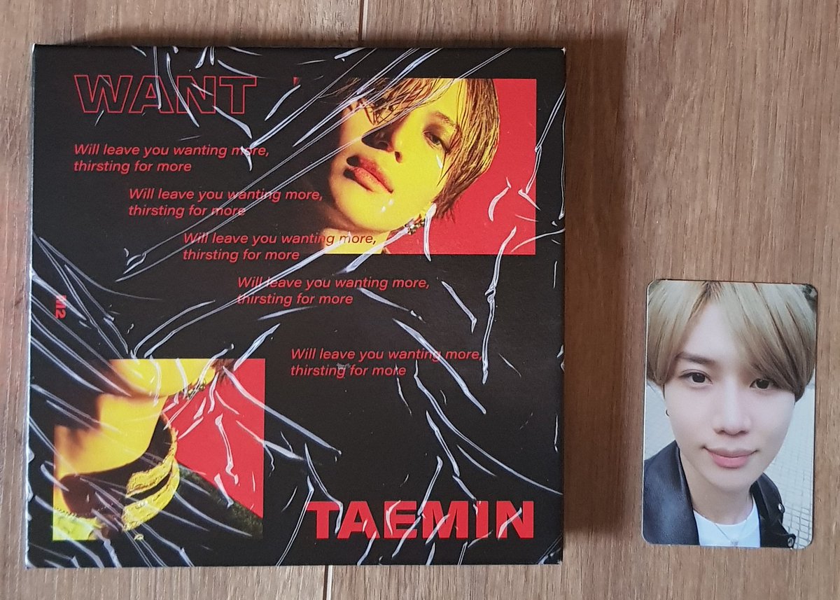 TAEMIN - WANT1 Photocard Favorite Song : Never Forever