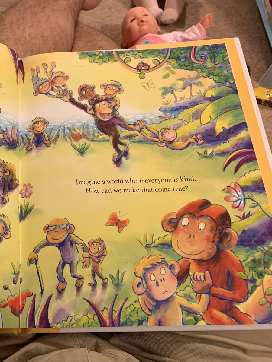 My daughter had her 2nd birthday party today - this is the first page in a new book (‘Kind’ by Axel Scheffler). Thinking of starting next CPD with this #truth
