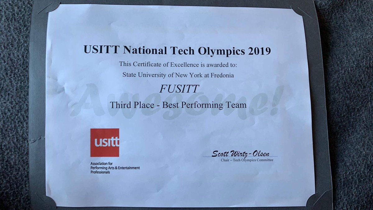 fusitt's tweet photo. Congrats to FUSITT on placing 3rd for Best Performing team! Special thanks to our Tech Olympians for bringing home 1st for ground plan tape out and 2nd for Top Technician! https://t.co/SWGfKPyc4P