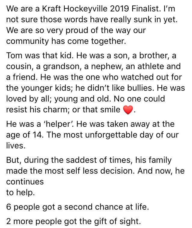 PQMiramichi's tweet photo. Please read.
Please share.
Please vote Renous. 
@hockeyville #GetterDunn #NeverDunn #T6 #Renous #TomDonovanArena #KraftHockeyville https://t.co/RNPCF1280W