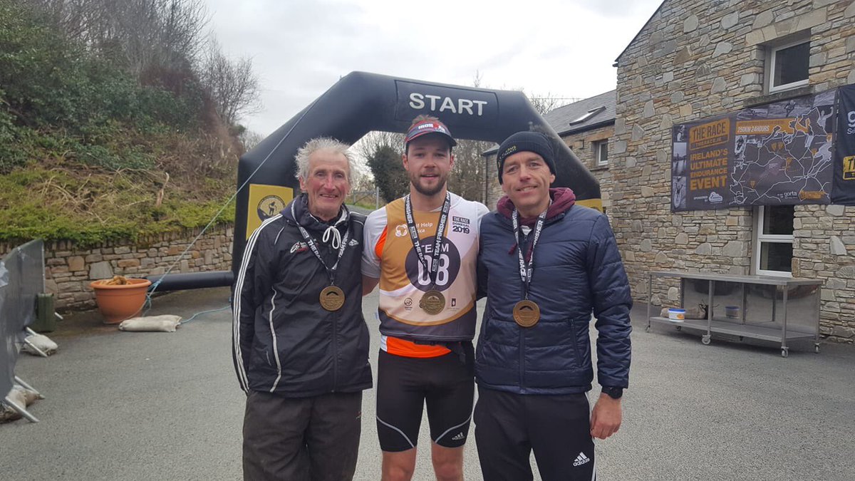 Team MAD - our #TheRace2019 team champions! 🙌🔥🏆
Congratulations Hugh, Peter &amp; Martin!