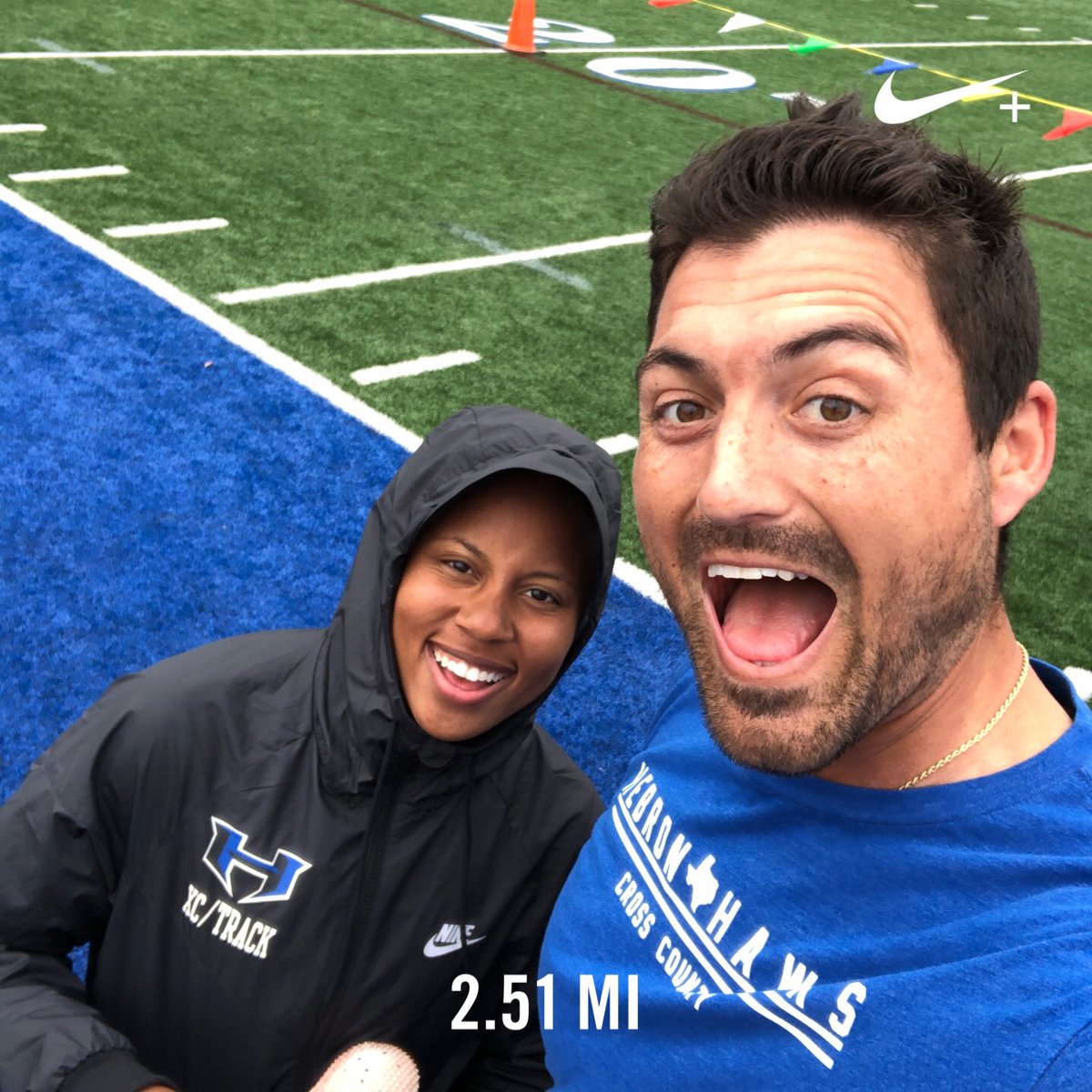 BBBurruss's tweet photo. Cool down run finished with #TheTruth ⁦@NikeMattersKM⁩ and ⁦@Hawk_Running⁩ https://t.co/po34EiQT1s