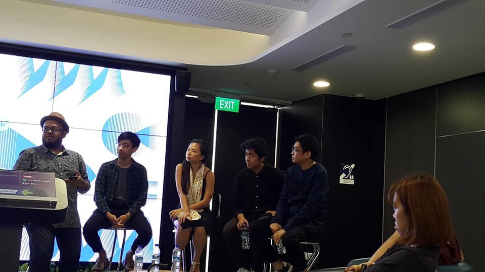 hedrensum's tweet photo. Glad to be part of the panel discussion on Art x Tech for this year #pressplay organised by @nlbsingapore, moderated by Mohamad Shaifulbahri from the Bhumi Collective. https://t.co/PcBioWEeyH