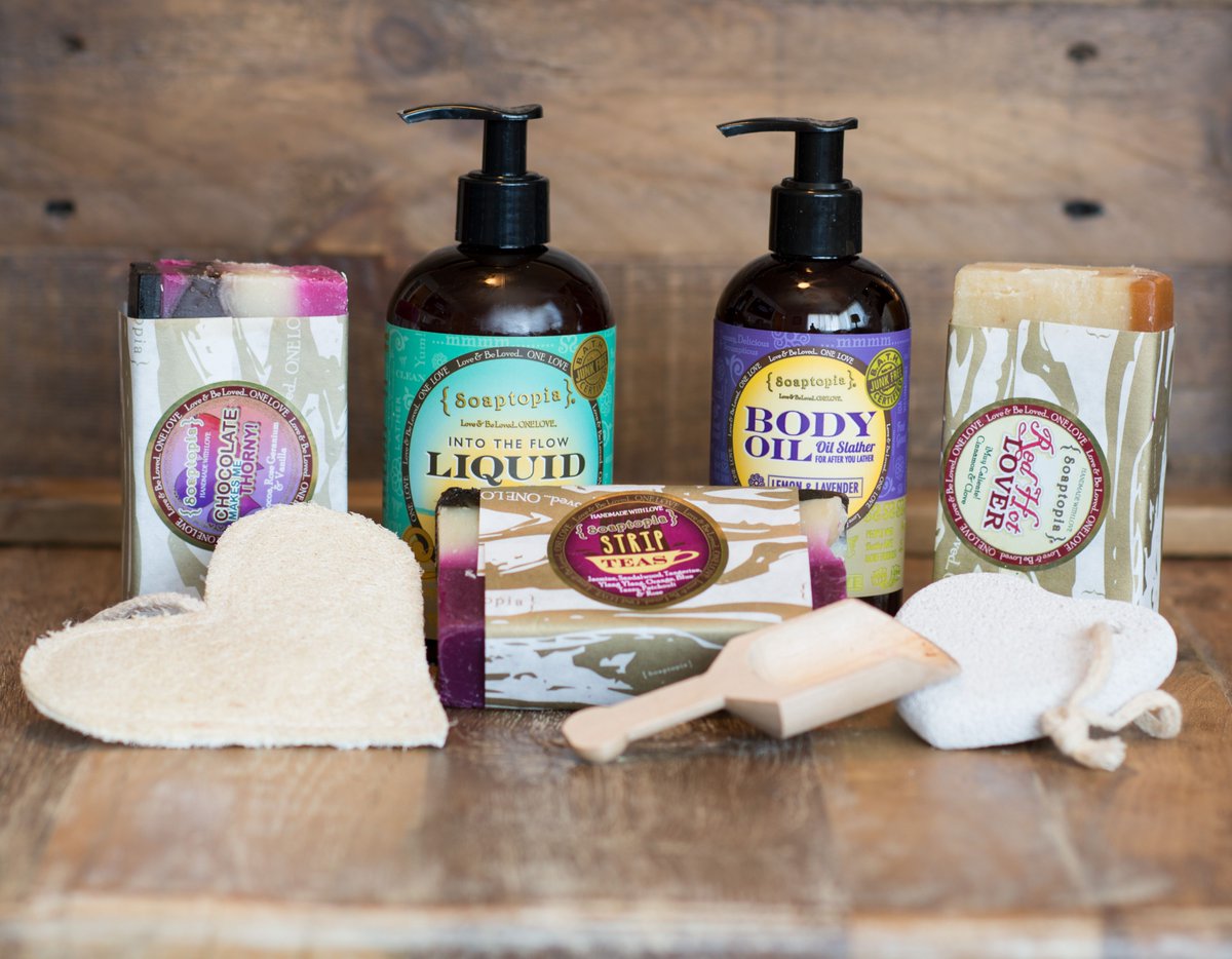Soaptopia's tweet image. Time to unwind with Soaptopia brand products for your best personal self! 
#self #love #natural #soap #sopatopia #unwind