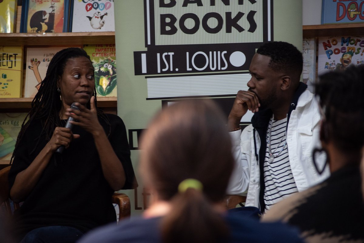 myishacherry's tweet photo. Thank you St. Louis, @LeftBankBooks and @tefpoe. Words cannot express the time I had with you discussing "UnMuted." https://t.co/jqFNa8SOGz