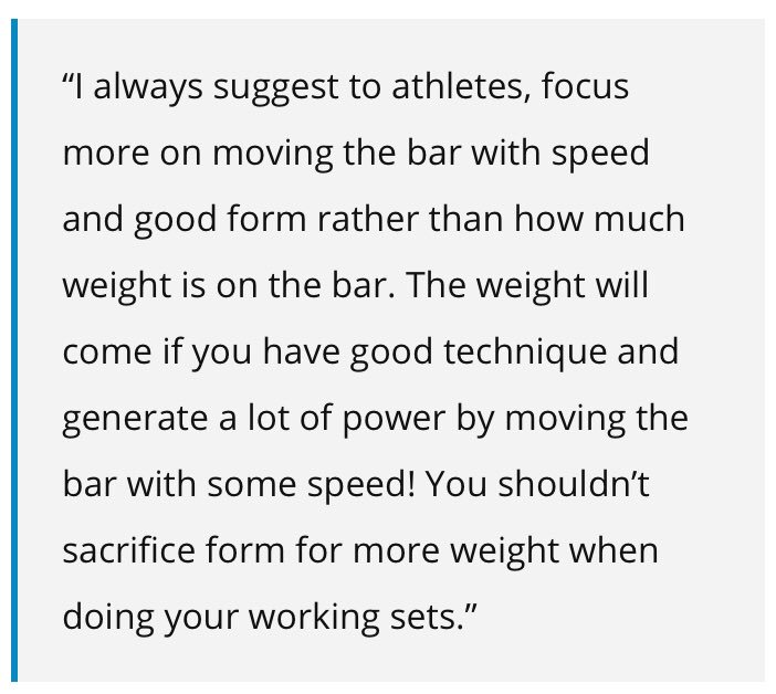 Coach_Lueck's tweet image. Underrated part of weight training and getting stronger, it’s not always about the numbers... #technique #barspeed