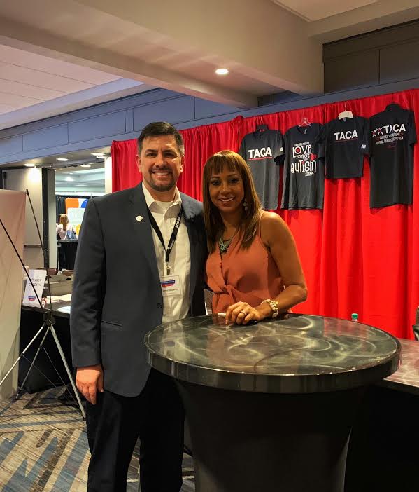 AutismAwakening's tweet photo. Our @drskowron was thrilled to meet @Holly @hollyrpeete, actress & founder of @HollyRodFDN at the @TACAfoundation #Autism Conference East Coast in ATL. π§©πIt's been a beautiful weekend so far full of education, support & hope to families living w/ autism. #SpectrumAwakening https://t.co/Ex693uMYNF