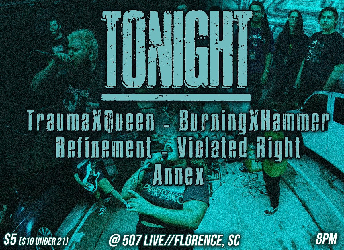 c0wboyb3an's tweet photo. First hc gig in Florence in a long time tonight. Roll out and support the touring bands. 

Retweet 🤠 https://t.co/lztA657cDo