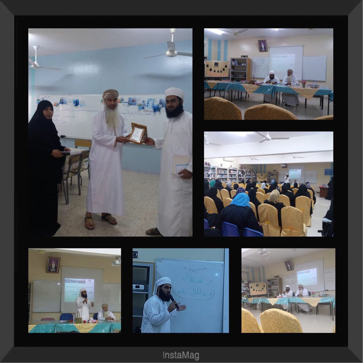 Wudam3221's tweet photo. ضمن برنامج ال��نماء المهني قدمت أسرة التربية الاسلامية جلسة إفتاء لجميع الهيئة الإدارية والتدريسية جلسة إفتاء قدمها الشيخ عماد الرواحي رئيس مركز الإفتاء الإلكتروني بحضور عدد من مشرفي التربية الاسلامية حيث اجاب عن العديد من الأسئلة الفقهية والأسئلة المختصة بالمعاملات. https://t.co/SGayczdtdx