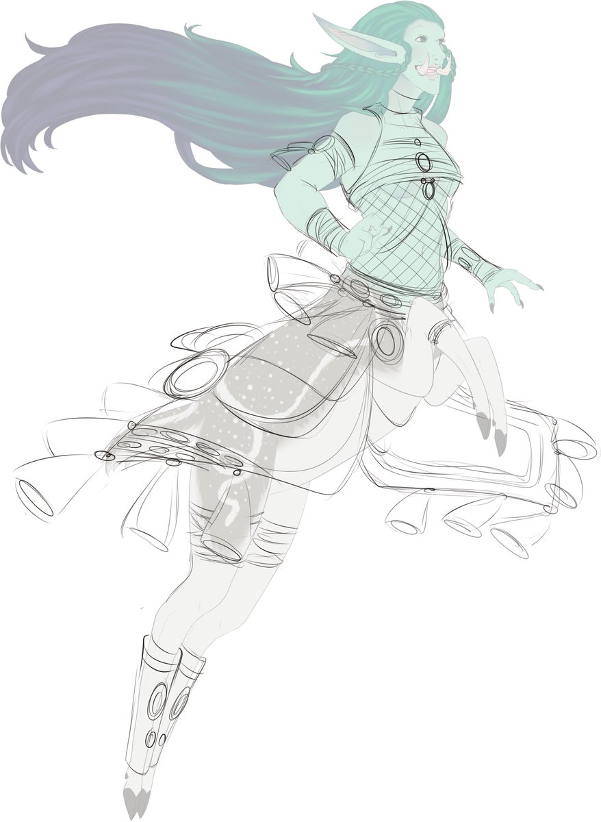 Airanke's tweet photo. ... so I'll stick this wip for #DryadsWHEN here;;;; https://t.co/mFMRGLqg9l