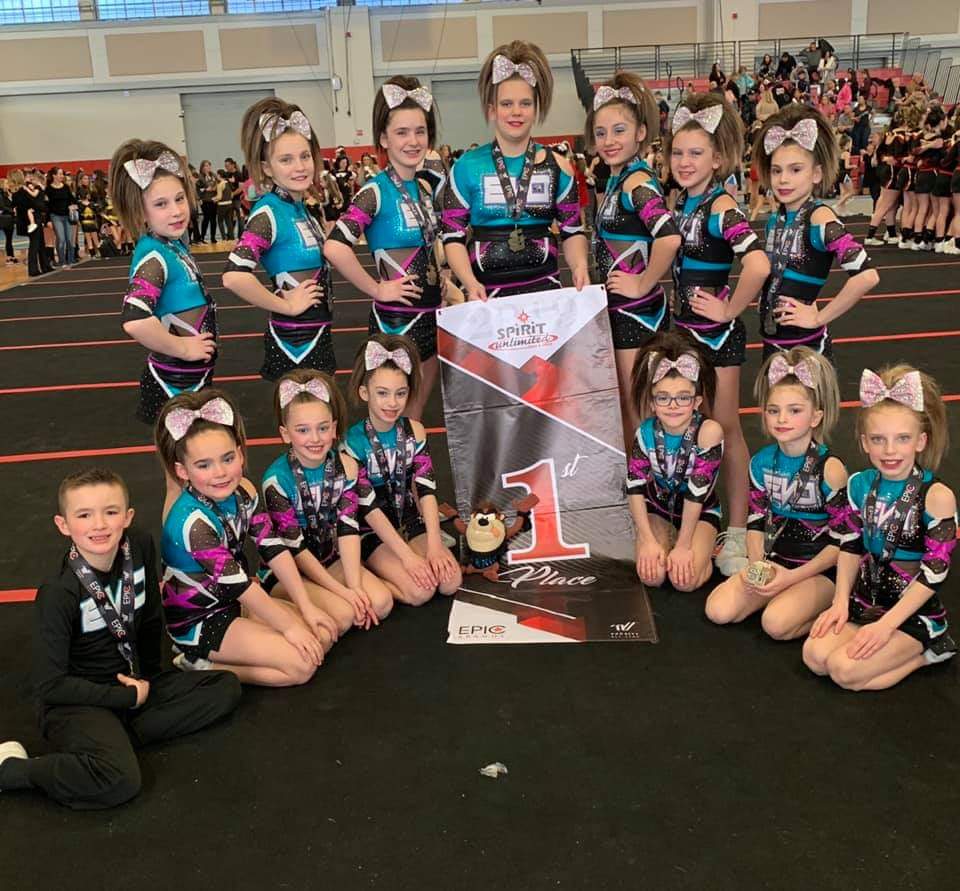 nj_peach's tweet photo. Congratulations, Teal Mania - 1st place Youth Level 3! Empire State Championship #cheerlife #cheermom
#evolutioncheer #tealfamily #wherebigthingshappen #leaveitonthefloorforseason4 #livetheadventure #yougotit https://t.co/j5jqkt6tqG