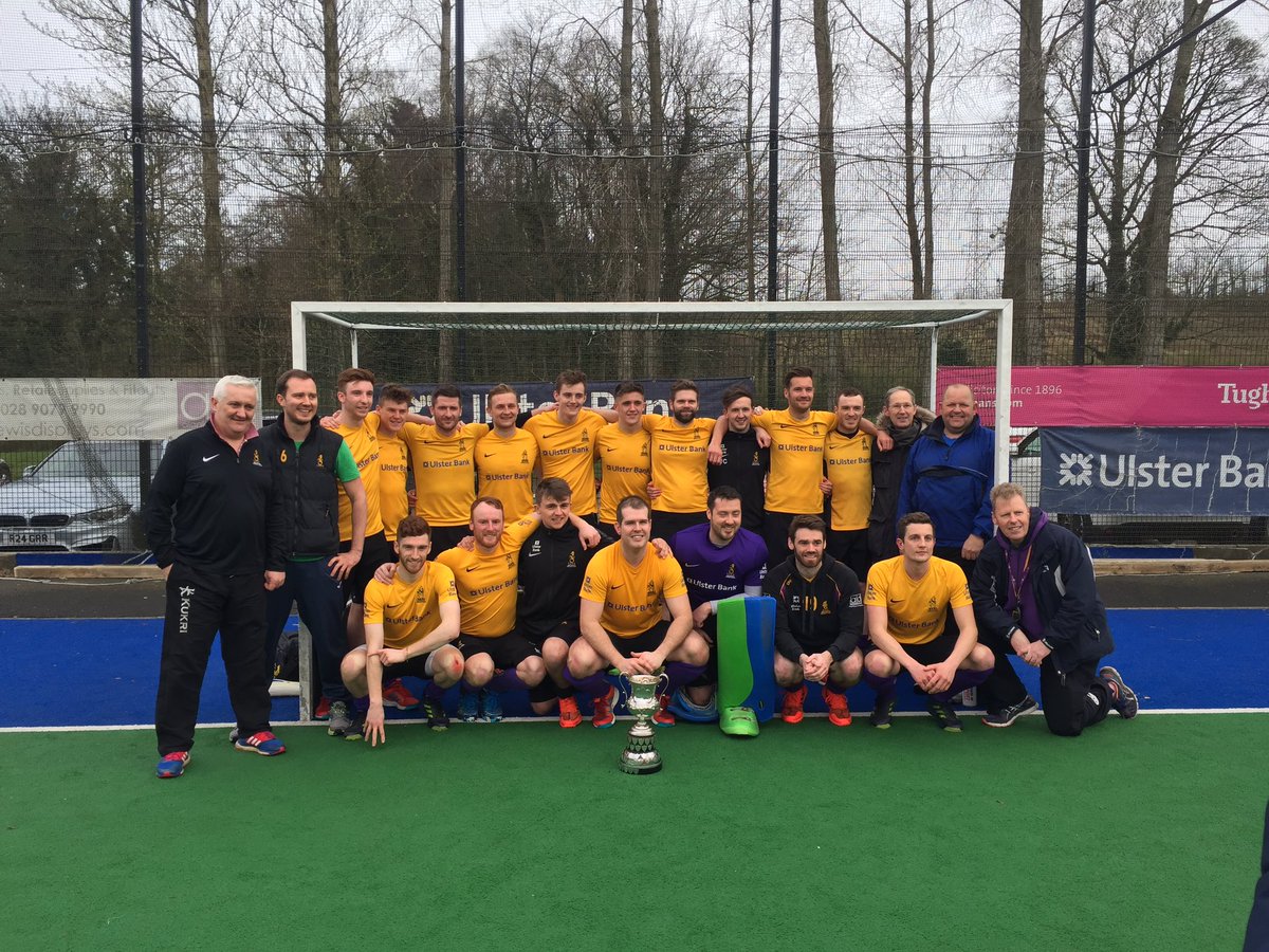 Congratulations to Instonians 1st XI who won the Men’s Premier League this afternoon. 

Victory against Kilkeel gave them the points to secure the title with one game remaining 🏑👏🏻🏆 #UlsterHockey