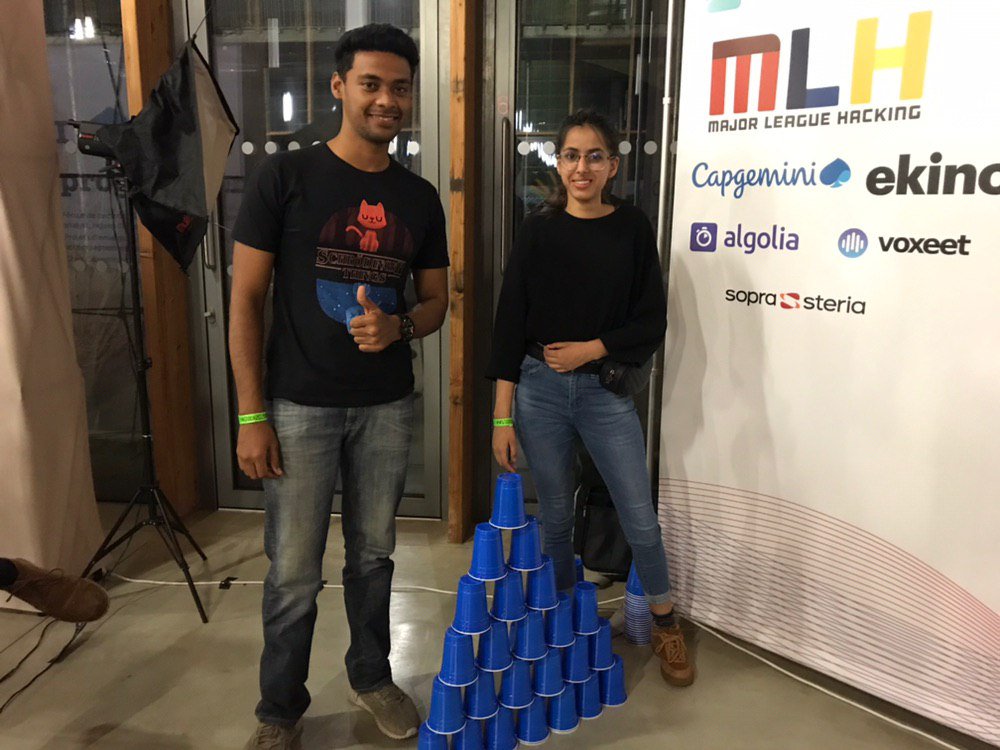 hackbordeaux's tweet photo. Thank you for participating at the cup stacking challenge at #hackbdx19! Here are some towers built by our hackers
#Hackathon #enseirbmatmeca #mlh https://t.co/heCAZwuNYq