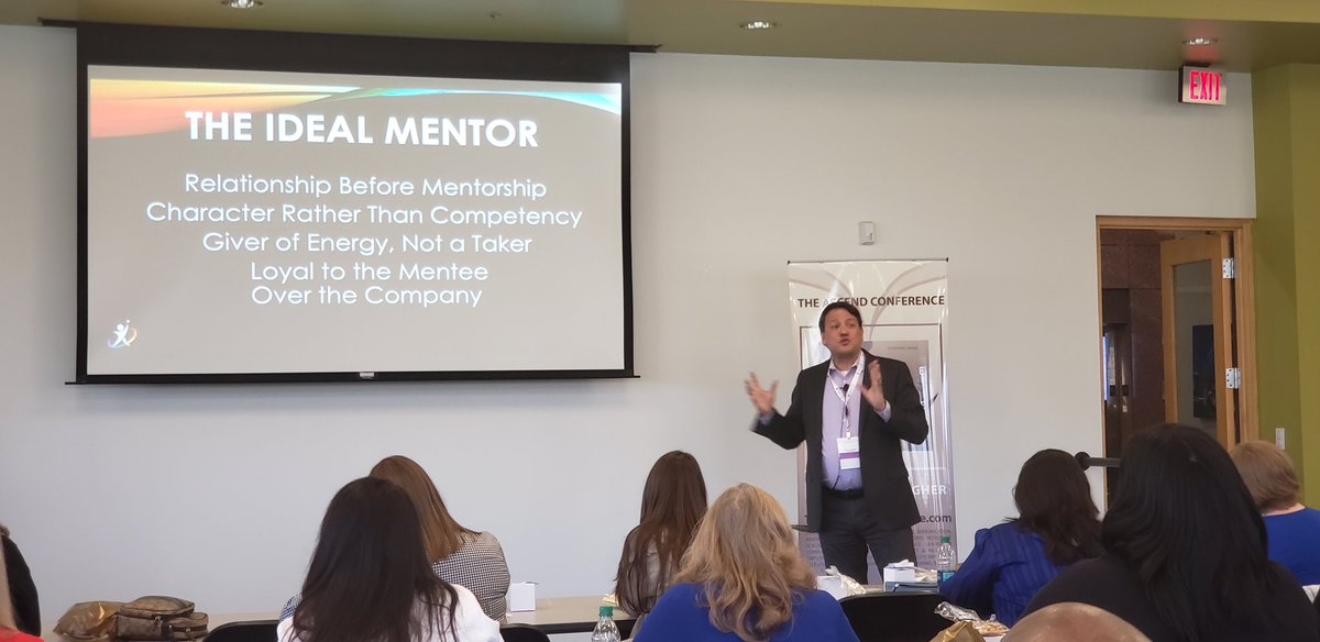 WSRapport's tweet photo. #Ascend2019 #PositionedHigher 
@sporing Teaching us that
 relationships come before mentoring ...and BONUS: We get the word 'mentor' from Achilles! So much important stuff today at #Ascend2019! @JoynicoleM @IT4PC @LatriciaClariss @theP3Solution https://t.co/cIDhTDDFrm