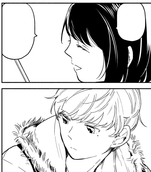 最近出てこれずすみません…原稿を…ネームを…やってます… 相変わらず美園は先輩を見つめています…… 