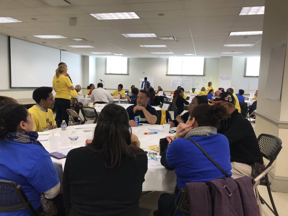 TheCoalition_DC's tweet photo. Lightning round of innovative solutions from audience: block parties, resident accountability, land value tax, and ensuring meetings held when residents can participate! https://t.co/EKEC17upZO